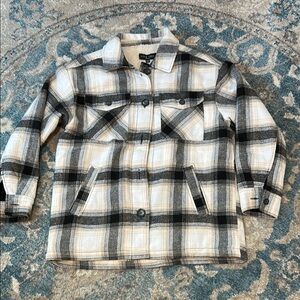 Black and White Plaid Jacket